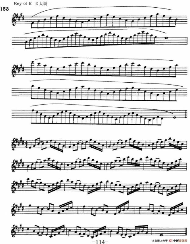 萨克斯演奏教程第五节（五音和弦-守调变奏）