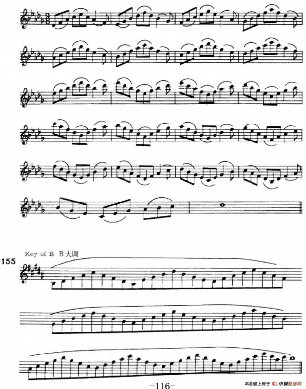 萨克斯演奏教程第五节（五音和弦-守调变奏）