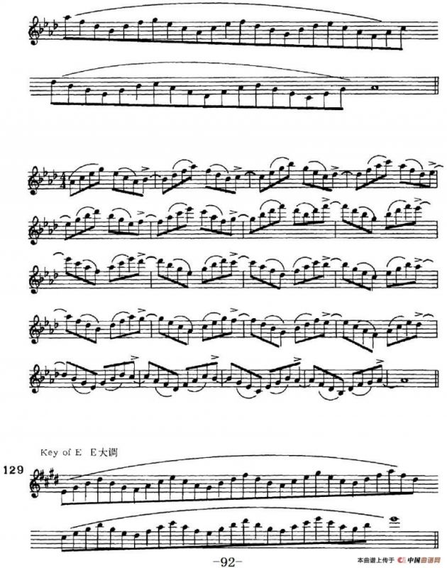 萨克斯演奏教程第四节（四音和弦-守调变奏）