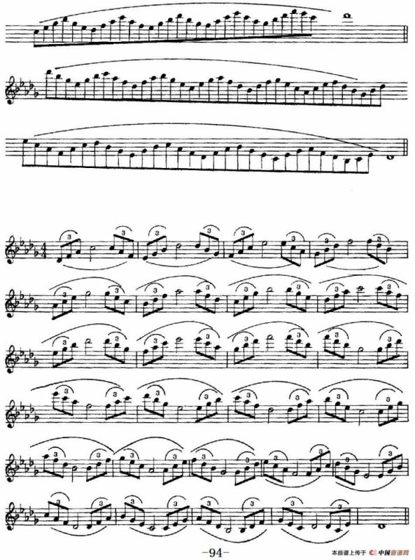 萨克斯演奏教程第四节（四音和弦-守调变奏）