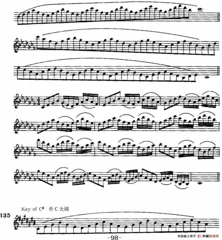 萨克斯演奏教程第四节（四音和弦-守调变奏）