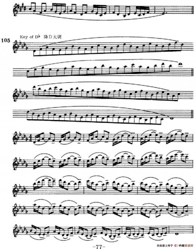 萨克斯演奏教程第三节（三音和弦-守调变奏）