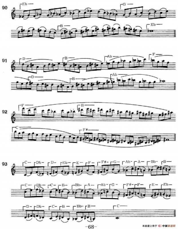 萨克斯演奏教程第二节（双音-移调变奏）