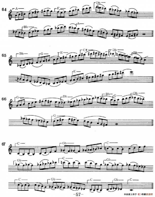 萨克斯演奏教程第一节（大调音阶-移调变奏）