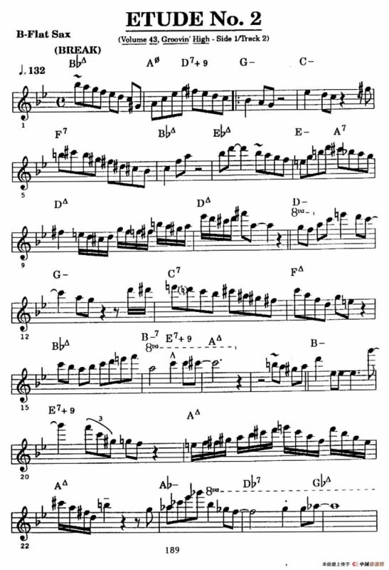 ETUDE No.2（高音萨克斯超吹练习曲）