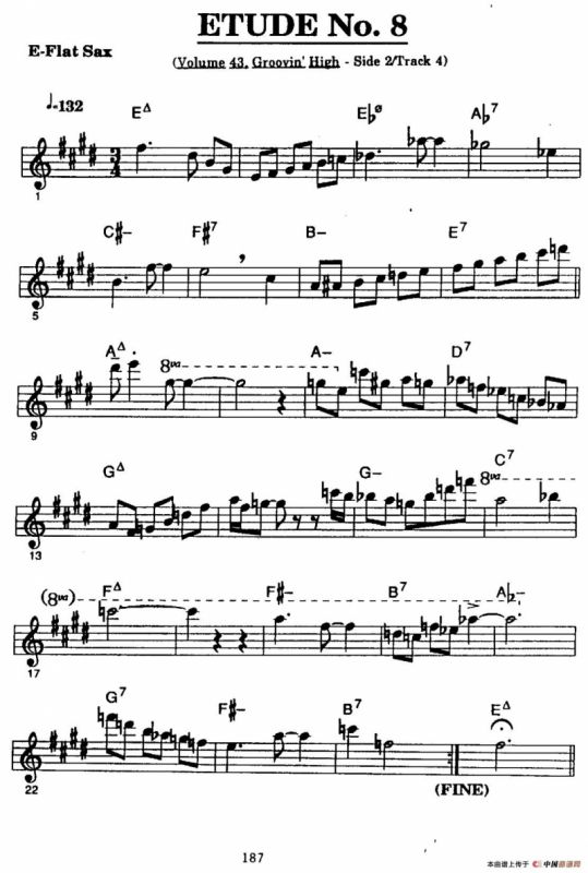 ETUDE No.8（中音萨克斯超吹练习曲）
