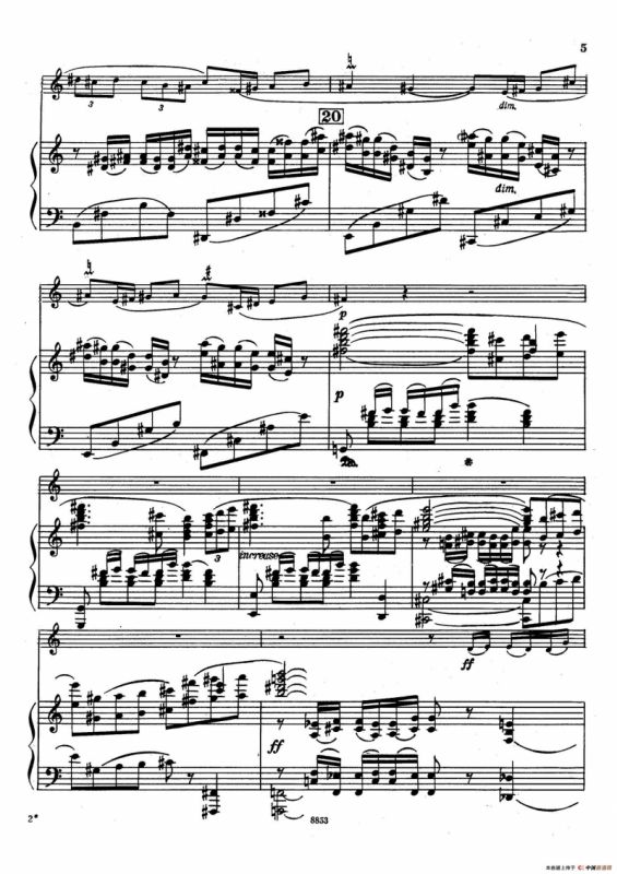 Sonata（萨克斯+钢琴伴奏）