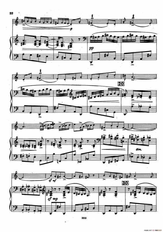 Sonata（萨克斯+钢琴伴奏）