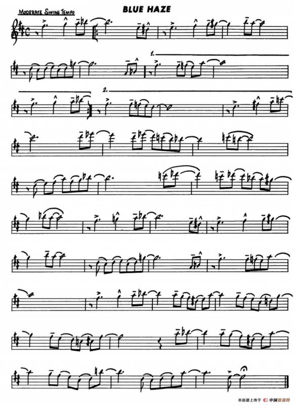 Basic Jazz Conception for saxophone（BLUE HAZE）