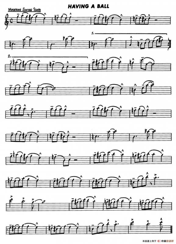 Basic Jazz Conception for saxophone（HAVING A BALL）