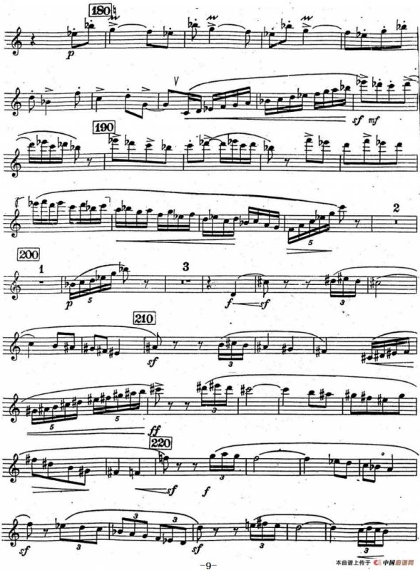 克莱斯顿《中音萨克斯管奏鸣曲》第三乐章