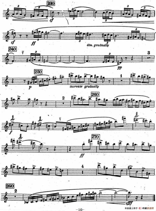 克莱斯顿《中音萨克斯管奏鸣曲》第三乐章