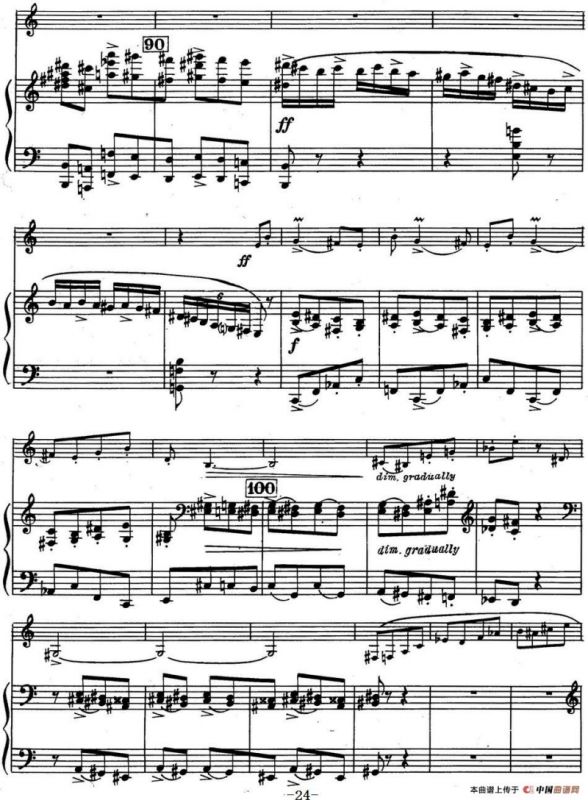 克莱斯顿《中音萨克斯管奏鸣曲》第三乐章（中萨+钢琴伴奏）