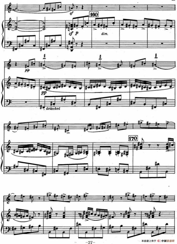 克莱斯顿《中音萨克斯管奏鸣曲》第三乐章（中萨+钢琴伴奏）