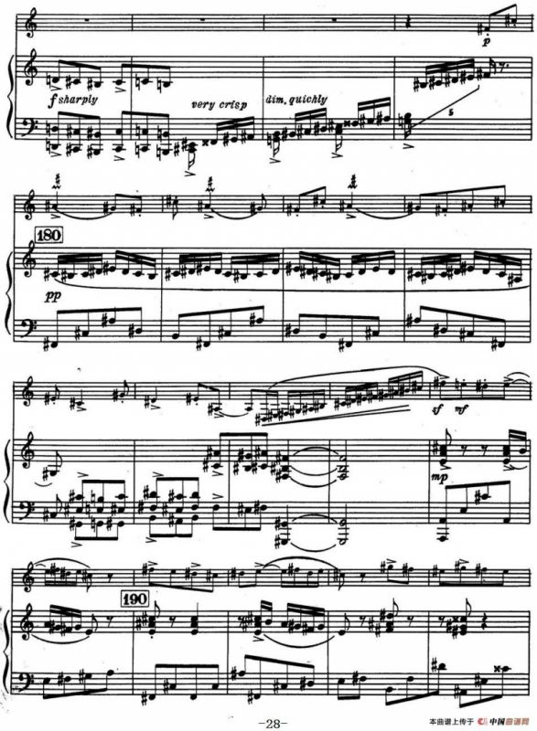 克莱斯顿《中音萨克斯管奏鸣曲》第三乐章（中萨+钢琴伴奏）