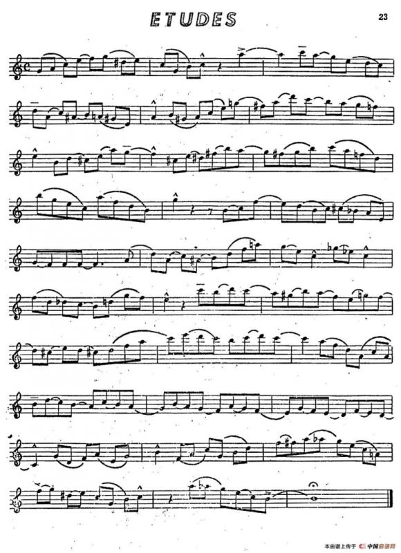 Intermediate Jazz Conception by Lennie Niehaus（25 Jazz Etudes）