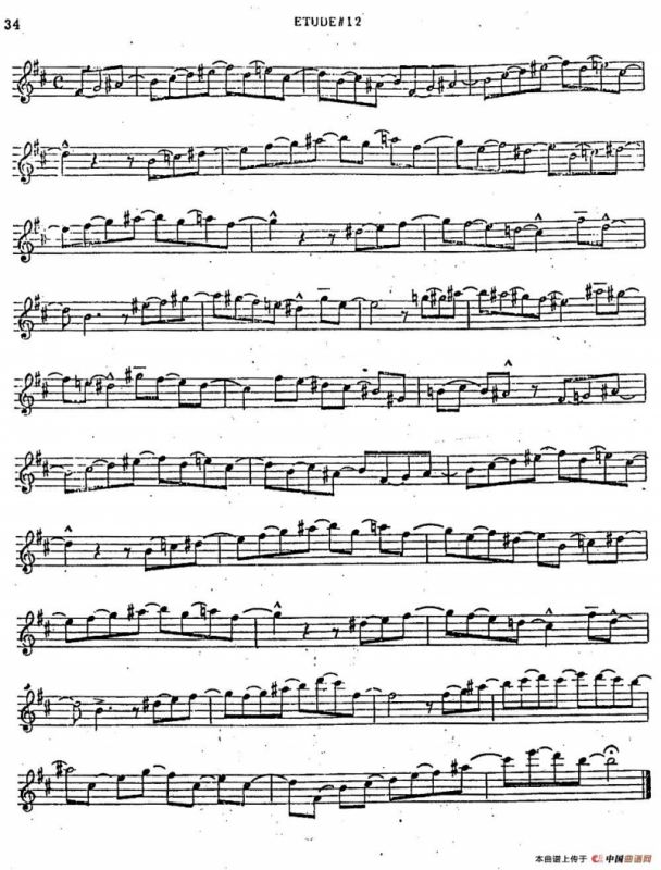 Intermediate Jazz Conception by Lennie Niehaus（25 Jazz Etudes）