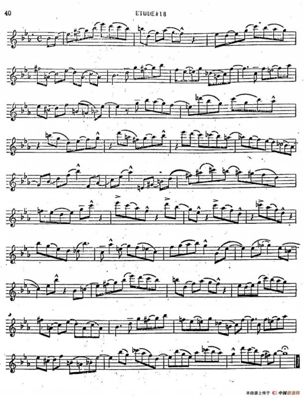 Intermediate Jazz Conception by Lennie Niehaus（25 Jazz Etudes）