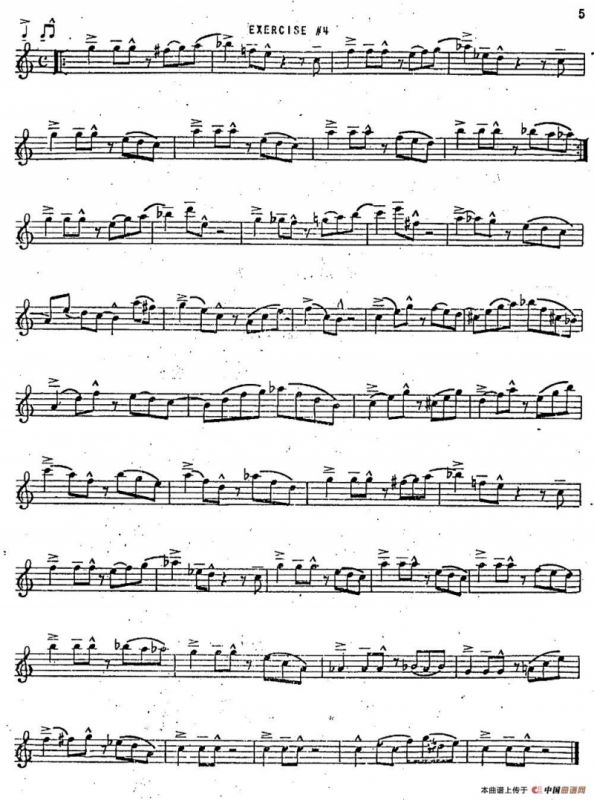 Intermediate Jazz Conception by Lennie Niehaus（20 Jazz Exercises）