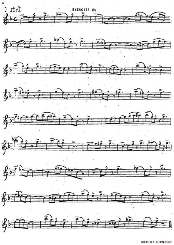 Intermediate Jazz Conception by Lennie Niehaus（20 Jazz Exercises）