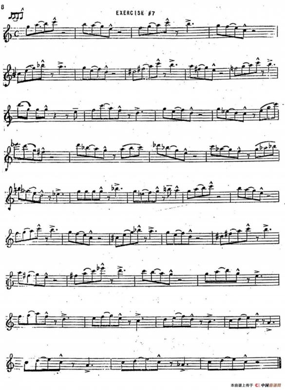 Intermediate Jazz Conception by Lennie Niehaus（20 Jazz Exercises）