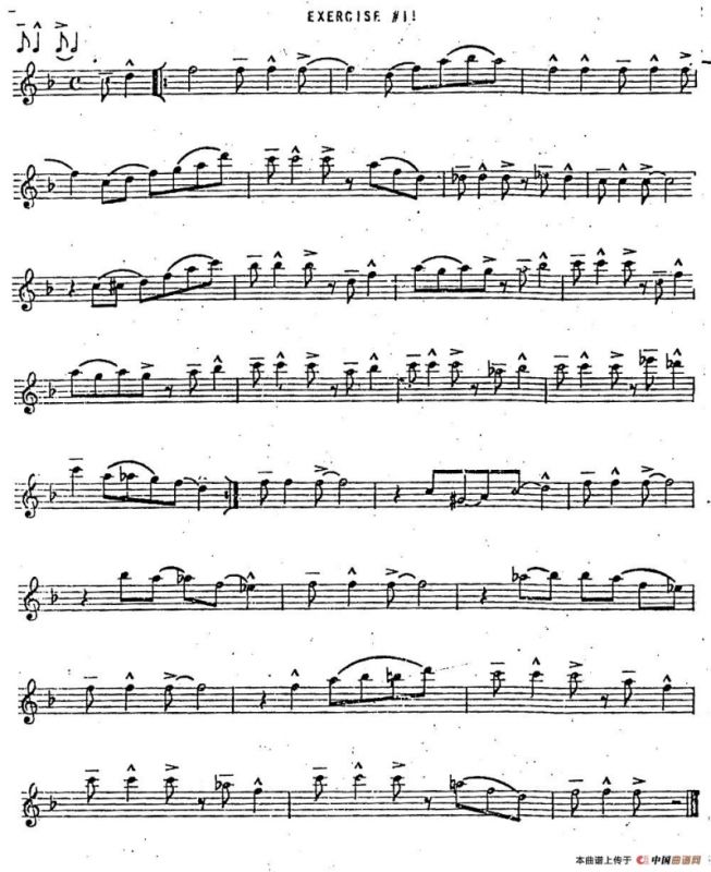 Intermediate Jazz Conception by Lennie Niehaus（20 Jazz Exercises）