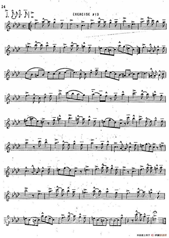 Intermediate Jazz Conception by Lennie Niehaus（20 Jazz Exercises）