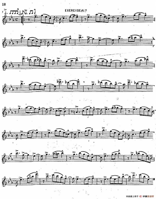 Intermediate Jazz Conception by Lennie Niehaus（20 Jazz Exercises）