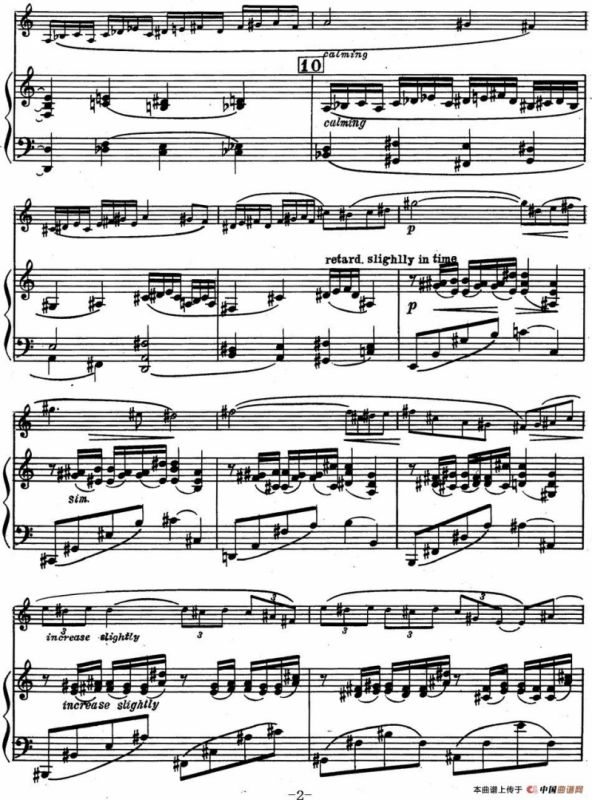 克莱斯顿《中音萨克斯管奏鸣曲》第一乐章（中萨+钢琴伴奏）