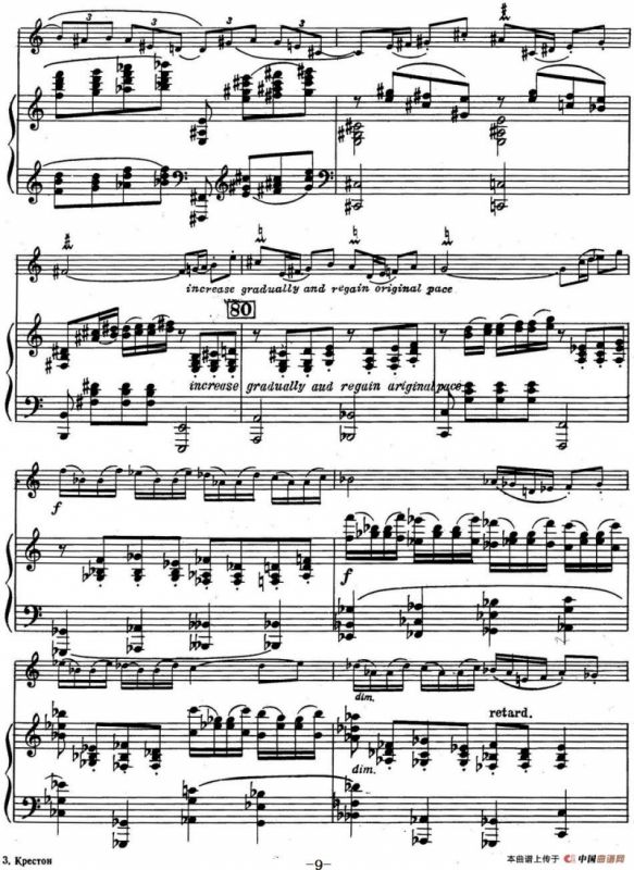 克莱斯顿《中音萨克斯管奏鸣曲》第一乐章（中萨+钢琴伴奏）