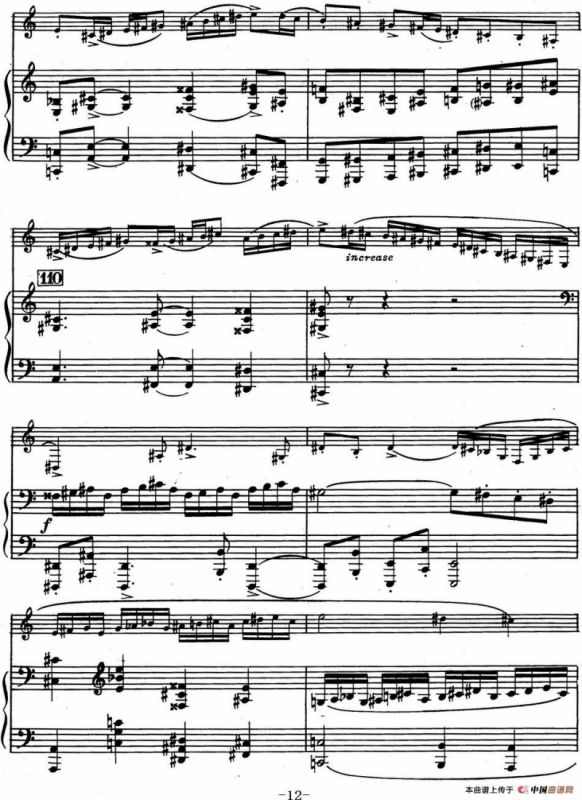 克莱斯顿《中音萨克斯管奏鸣曲》第一乐章（中萨+钢琴伴奏）