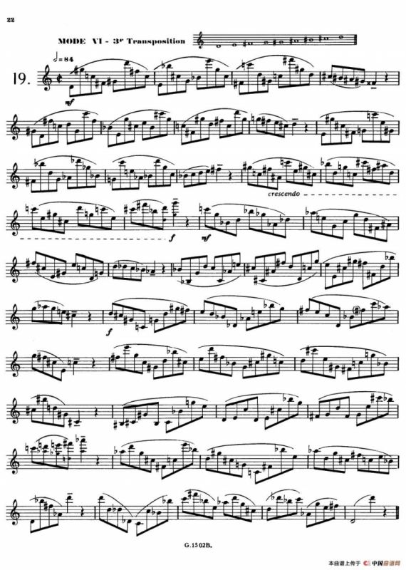 拉库尔萨克斯管练习曲28首（16—20）