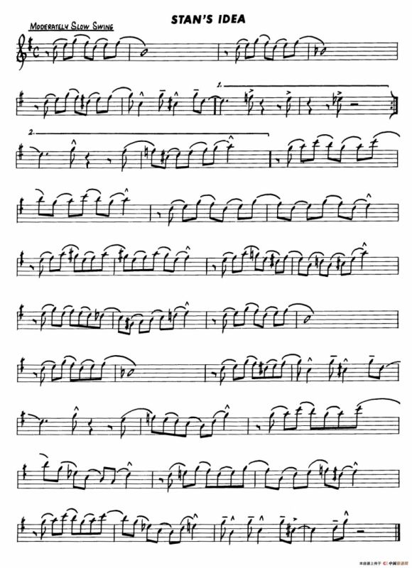 Basic Jazz Conception for sax