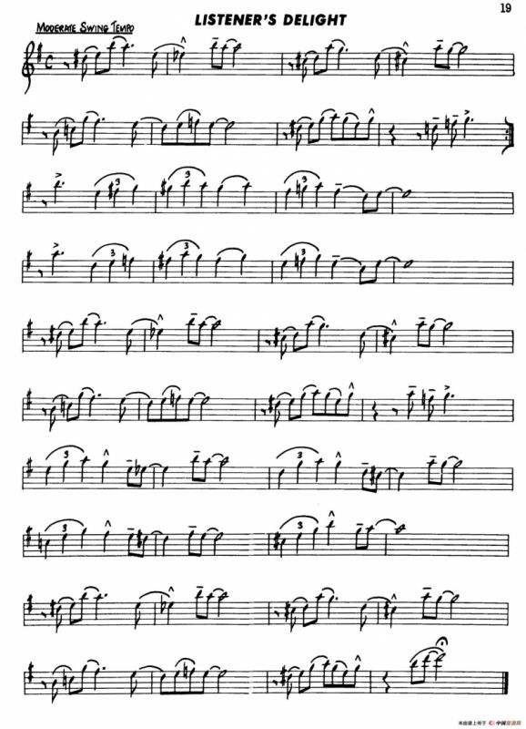 Basic Jazz Conception for sax