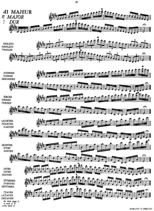 五线谱音阶练习（P18——22）