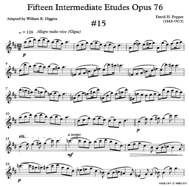 中级练习曲15首 Op76（15）