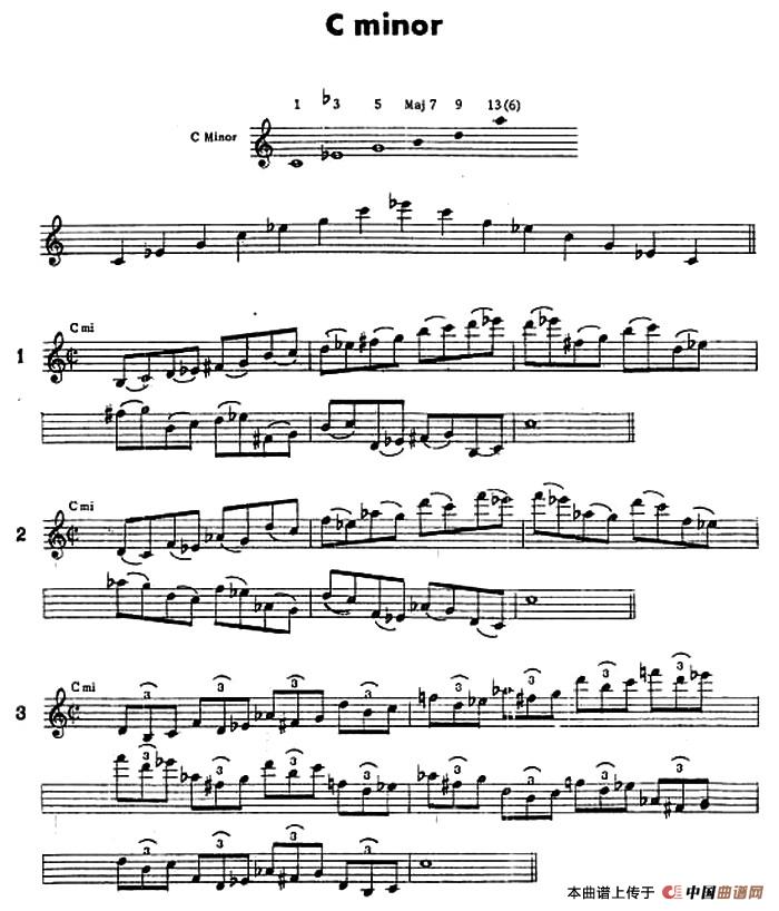 jazz经典分解和声练习