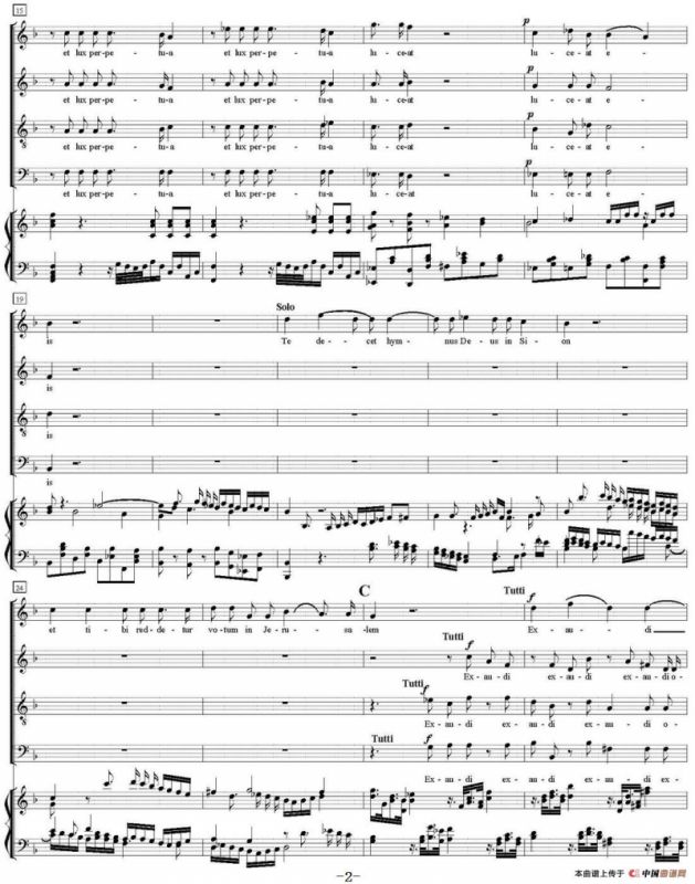 N°1 Requiem（KV 626）（萨克斯四重奏+钢琴伴奏）