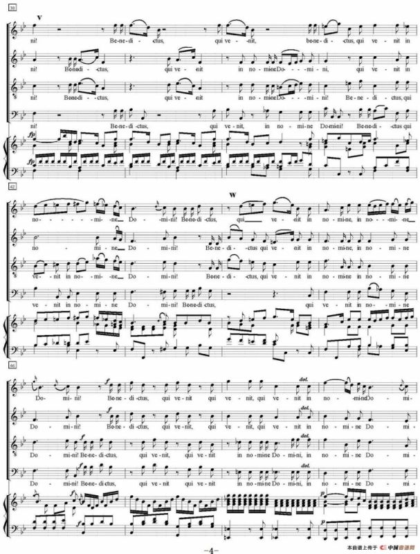 N°11 Benedictus（萨克斯四重奏+钢琴伴奏）