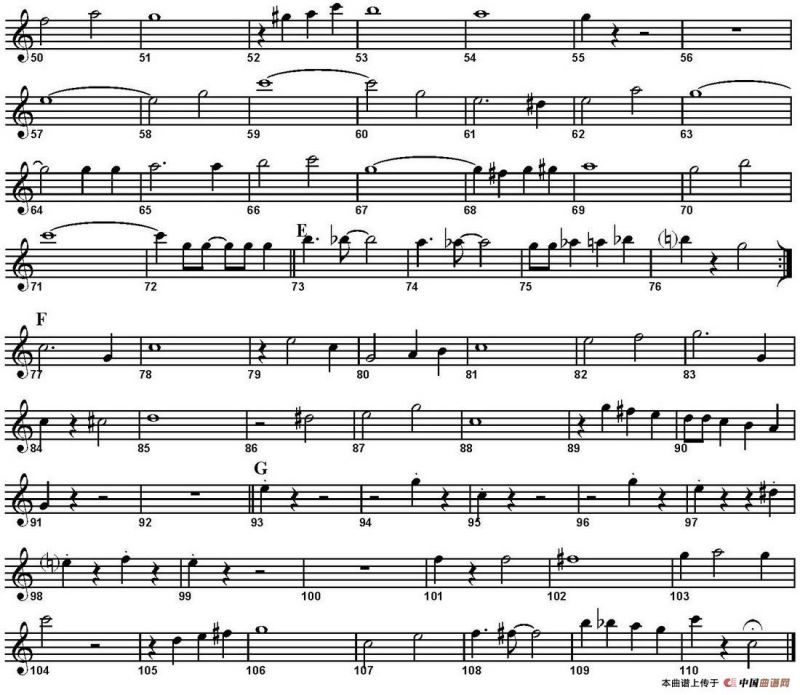 High Society（四重奏·上低音萨克斯分谱）