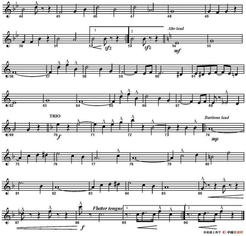 SAXOPHOBIA（四重奏·高音萨克斯分谱）