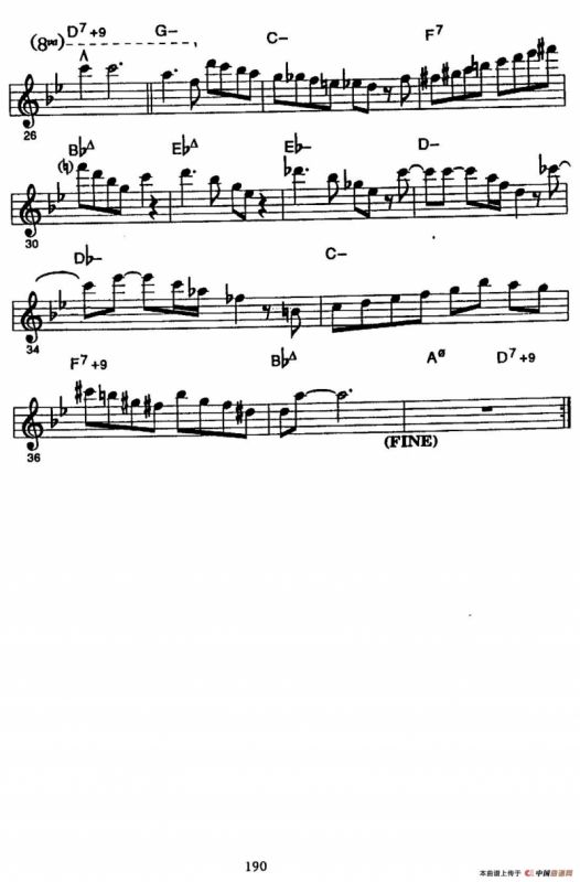 爵士乐超吹练习曲（二）