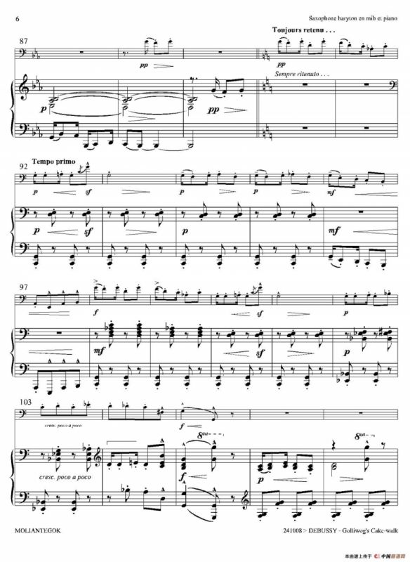 木偶步态舞（上低音萨克斯+钢琴伴奏）