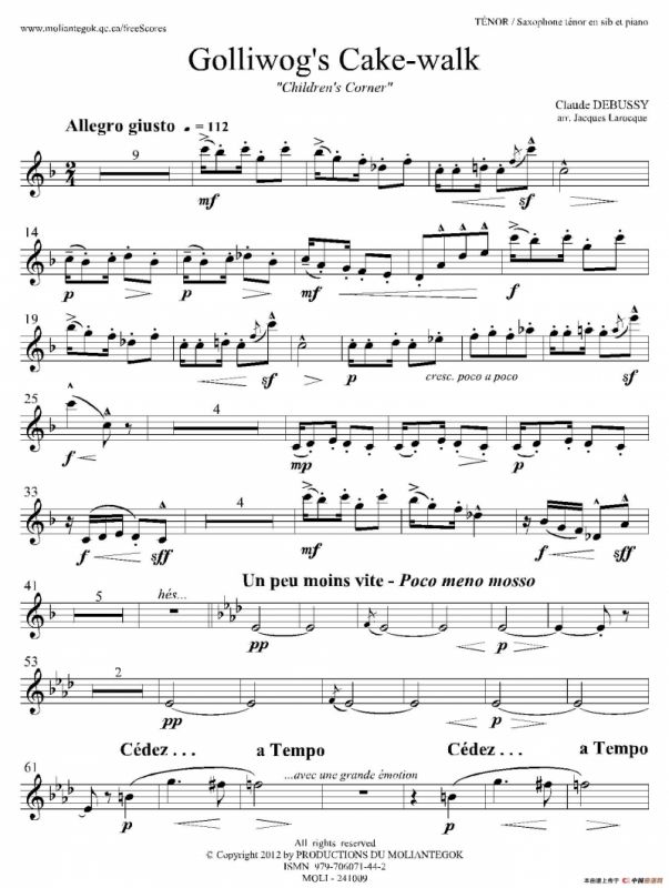 木偶步态舞（次中音萨克斯）