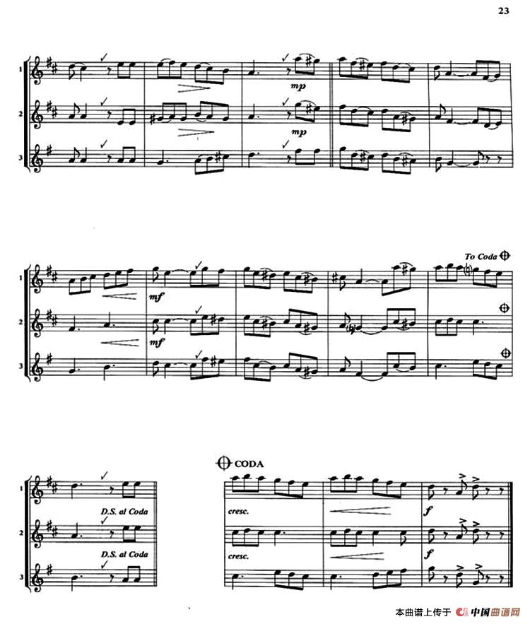 Mexican Hat Dance（三重奏）