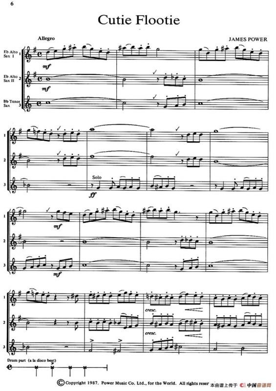 Cutie Flootie（三重奏）