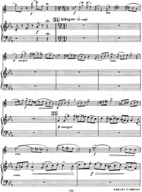 Glazunov Op.109（格拉组诺夫协奏曲Op.109）（萨克斯+钢琴伴奏）