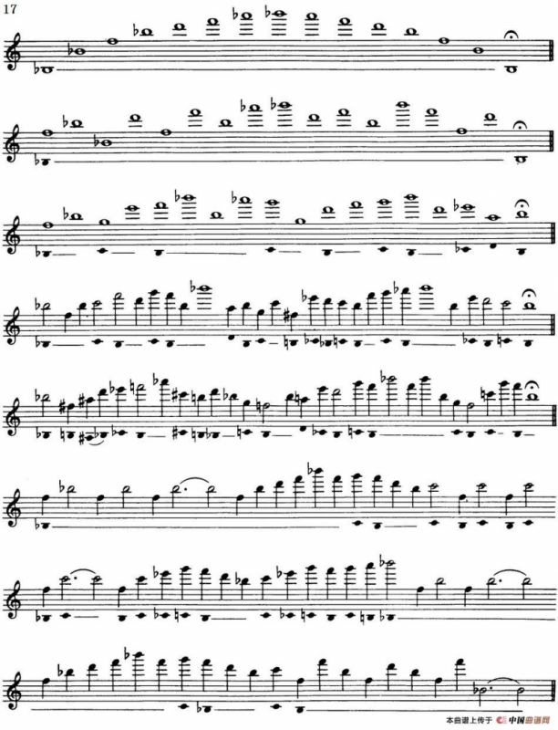 Top Tones For Sax（Methode）（萨克斯大小调音阶练习）