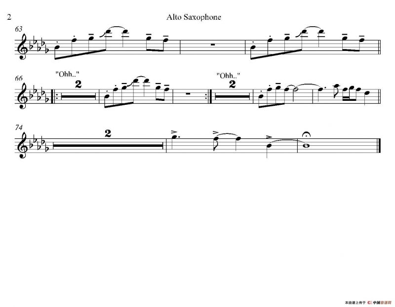 Who CanIt Be Now（中音萨克斯）