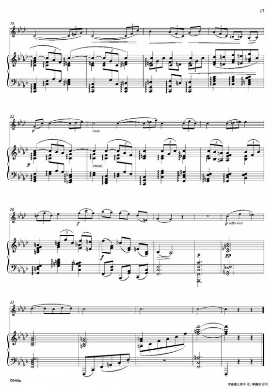 Sonata in F Minor（萨克斯+钢琴伴奏）